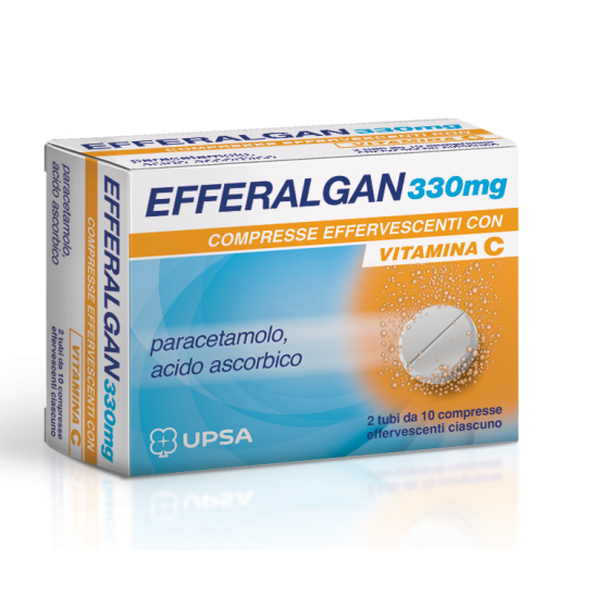 Efferalgan 20cpr Eff 330+200mg