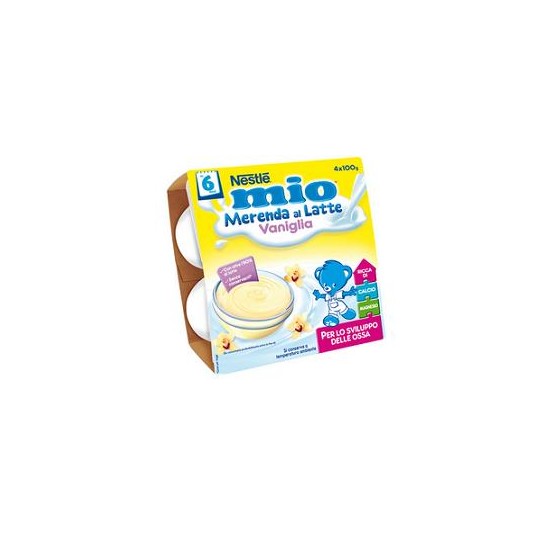 Mio Merenda Vaniglia 4 X 100 G