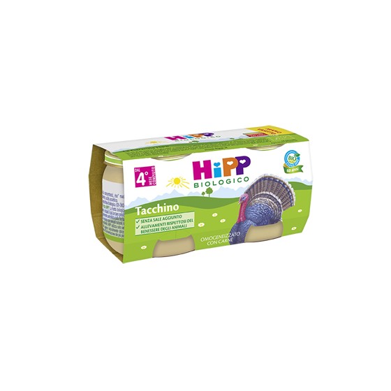 Hipp Bio Omog Tacchino 2x80g