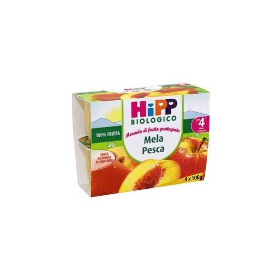 HIPP BIO FRU GRAT MEL/PE4X100G