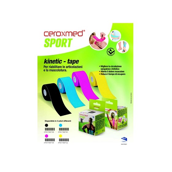 CEROXMED SPORT KINETIC TAPE BL