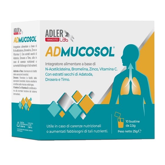 ADMUCOSOL 10 BUSTINE