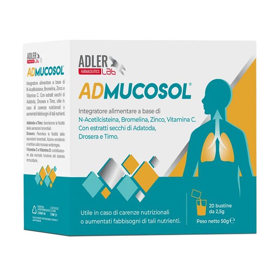 ADMUCOSOL 20 BUSTINE