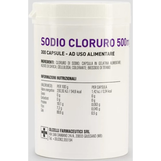 SODIO CLORURO 300 CAPSULE...