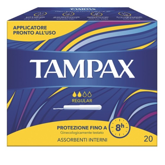 TAMPAX BLUE BOX REGULAR 20...