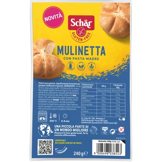 SCHAR MULINETTA 4 PEZZI DA...