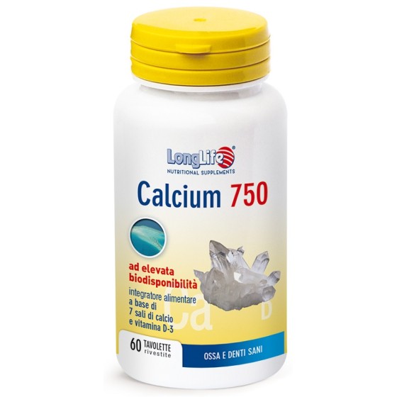 LONGLIFE CALCIUM 750 MG 60...