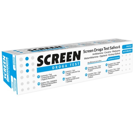 SCREEN DROGA TEST SALIVA 6...