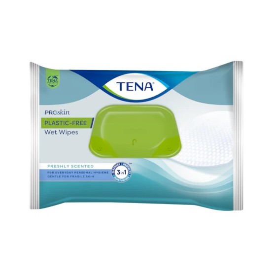 TENA WET WIPES PLASTIC FREE...