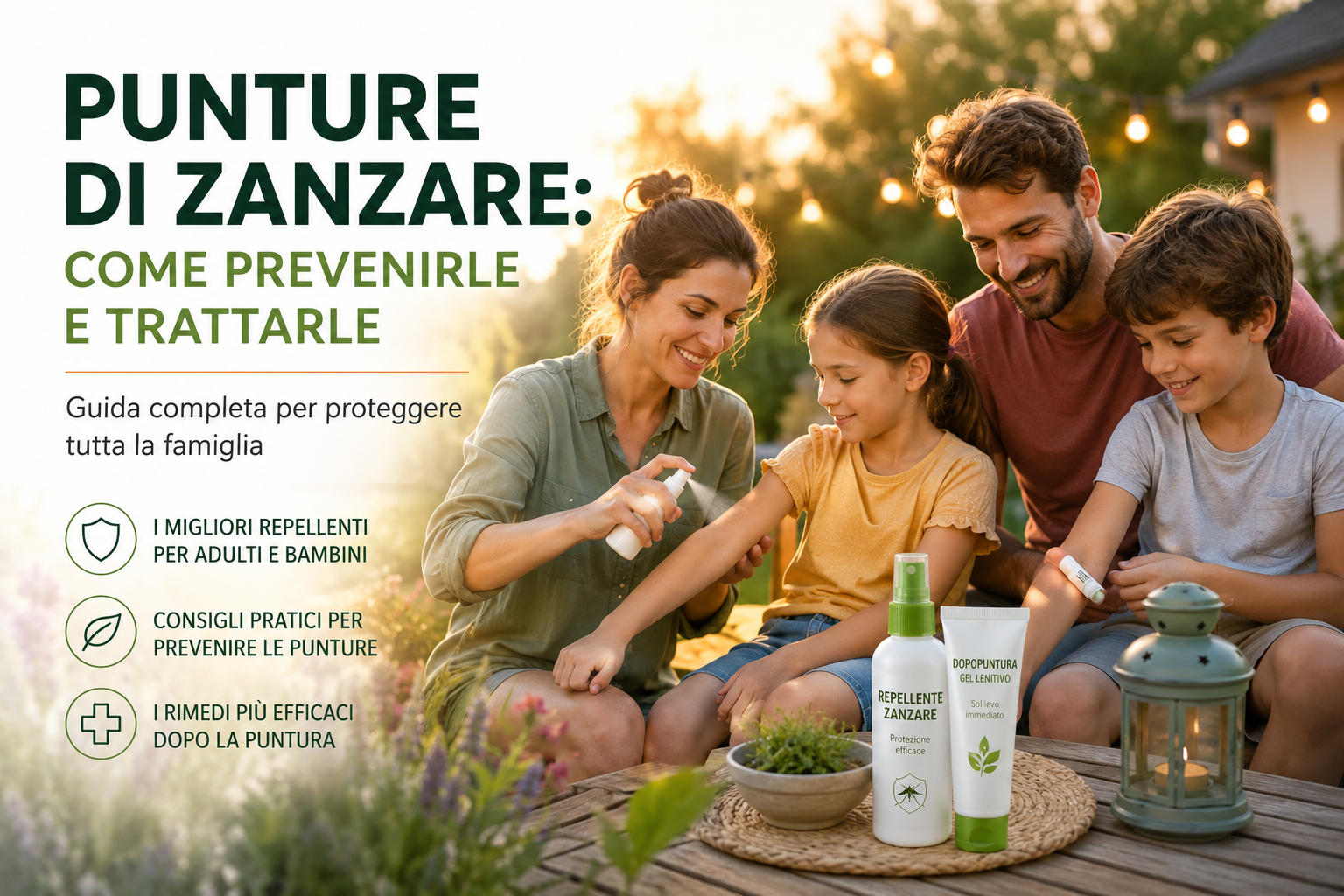 Punture di zanzare: come prevenirle e trattarle in modo efficace